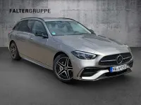 Gebraucht Mercedes C220 AMG 200 PS (147 kW) 2024 Mojavesilber Kombi