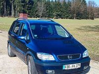 Gebraucht Opel Zafira 125 PS (91 kW) 2001 Blau Van / Kleinbus
