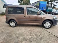 Gebraucht VW Caddy Comfortline 102 PS (75 kW) 2014 Braun Van / Kleinbus