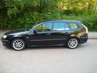 Gebraucht Saab 9-3 Linear 150 PS (110 kW) 2007 Schwarz Kombi