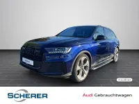 Gebraucht Audi Q7 S-Line 286 PS (210 kW) 2023 Navarrablau metallic (metallic) SUV