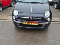 Gebraucht Fiat 500 Lounge 69 PS (50 kW) 2011 Schwarz Kleinwagen
