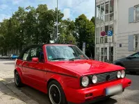 Gebraucht VW Golf Cabriolet Sportline 98 PS (72 kW) 1992 Rot Cabrio