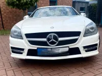 Gebraucht Mercedes SLK350 306 PS (225 kW) 2014 Weiß Cabrio