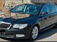 Używany Skoda Superb 160 KM (117 kW) 2008 Czarny Sedan/Limuzyna