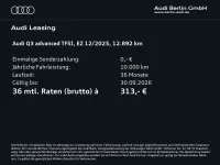 Gebraucht Audi Q3 Advanced Plus 150 PS (110 kW) 2025 Mythosschwarz metallic SUV