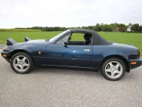 Gebraucht Mazda MX5 90 PS (66 kW) 1997 Blau Cabrio