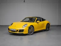 Gebraucht Porsche 911 Carrera 4 GTS Targa 450 PS (330 kW) 2018 Gelb Cabrio