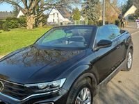 Gebraucht VW T-Roc Cabriolet Style 110 PS (80 kW) 2021 Schwarz Cabrio