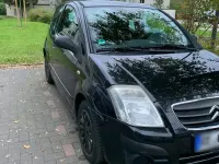 Gebraucht Citroën C2 60 PS (44 kW) 2009 Schwarz Kleinwagen