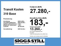 Neu Ford Transit 105 PS (77 kW) 2025 Frost weiß Van / Kleinbus