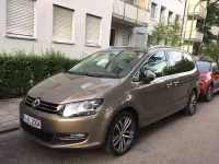 Gebraucht VW Sharan Highline 177 PS (130 kW) 2015 Braun Van / Kleinbus