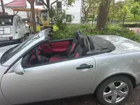 Second-hand Mercedes SLK200 136 CP (100 kW) 1998 Argintiu Cabrio