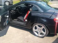 Gebraucht Mercedes SLK200 163 PS (119 kW) 2008 Schwarz Cabrio