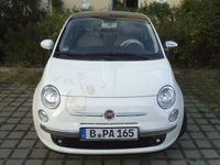 Gebraucht Fiat 500 Lounge 69 PS (50 kW) 2010 Weiß Kleinwagen