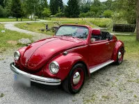 Gebraucht VW Käfer 107 PS (78 kW) 1972 Rot Cabrio