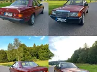 Gebraucht Mercedes 190 72 PS (52 kW) 1985 Rot Limousine