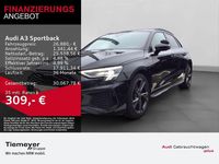 Gebraucht Audi A3 S-Line 150 PS (110 kW) 2023 Schwarz Limousine