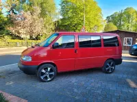 Używany VW T4 102 KM (75 kW) 2002 Czerwony Van