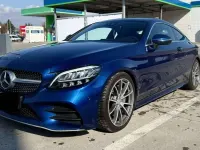 Gebraucht Mercedes C180 AMG line 156 PS (114 kW) 2019 Blau Coupé