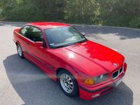 gebraucht BMW 318 E36 is Coupè | Hellrot | HU bis 01/26 | Klima