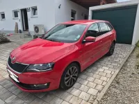 Gebraucht Skoda Rapid Drive 125 PS (91 kW) 2017 Rot Kleinwagen