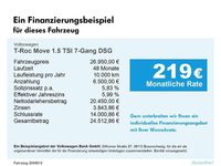Gebraucht VW T-Roc Move 150 PS (110 kW) 2023 Ravennablau (metallic) SUV