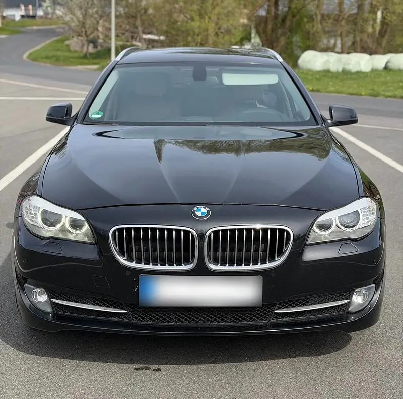 Brugt BMW 525 204 HK (150 kW) 2011 Sort Stationcar