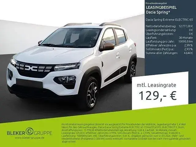 Usado Dacia Spring Extreme 47 kW (65 CV) 2023 Blanco Utilitario
