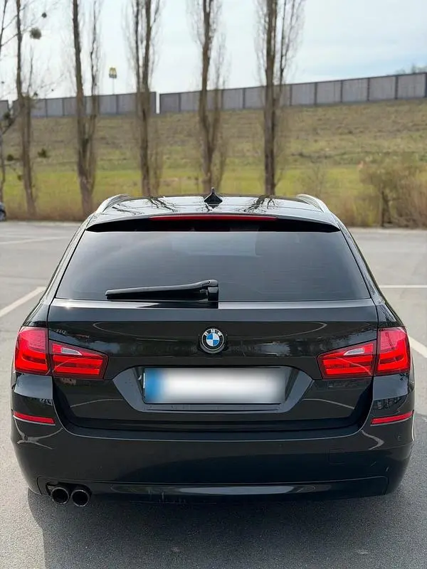 Brugt BMW 525 204 HK (150 kW) 2011 Sort Stationcar