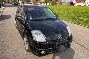 Gebraucht Citroën C2 74 PS (54 kW) 2007 Schwarz Kleinwagen
