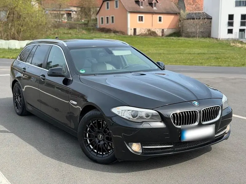 Brugt BMW 525 204 HK (150 kW) 2011 Sort Stationcar