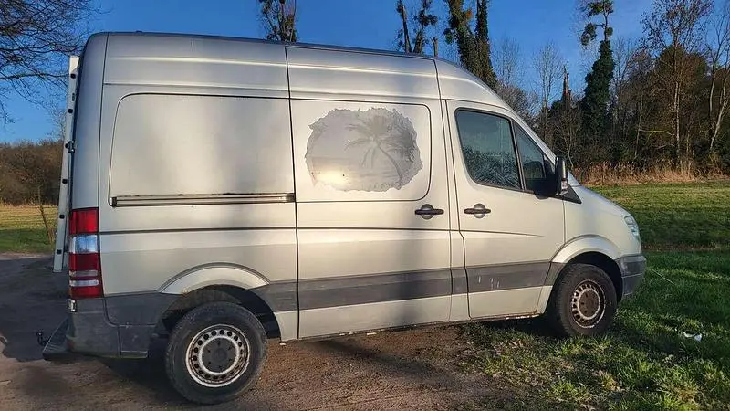 Używany Mercedes Sprinter 95 KM (69 kW) 2009 Szary Van