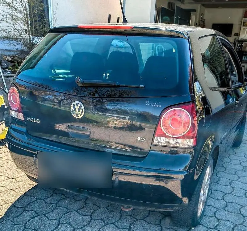 Gebraucht VW Polo 69 PS (50 kW) 2009 Schwarz Kleinwagen