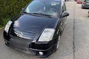 Gebraucht Citroën C2 74 PS (54 kW) 2007 Schwarz Kleinwagen
