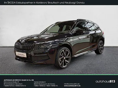 Gebraucht Skoda Kamiq Monte Carlo 110 PS (80 kW) 2021 Blackmagic perleffekt SUV