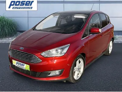 Usata Ford C-MAX Titanium 125 CV (91 kW) 2017 Rosso Monovolume