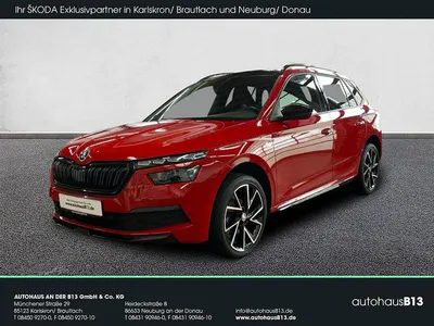 Brugt Skoda Kamiq Monte Carlo 150 HK (110 kW) 2021 Rød SUV