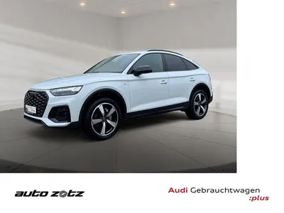 Gebraucht Audi Q5 Sportback S-Line 204 PS (150 kW) 2022 Gletscherweiß metallic SUV