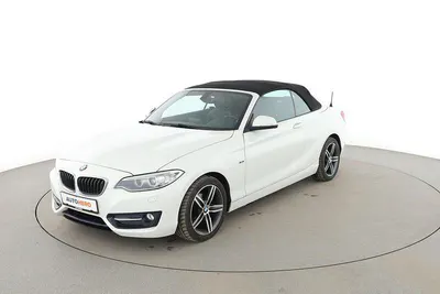 Gebraucht BMW 218 Sport Line 136 PS (100 kW) 2015 Weiß Cabrio