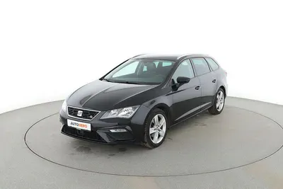 Używany Seat Leon FR 131 KM (96 kW) 2019 Czarny Kombi