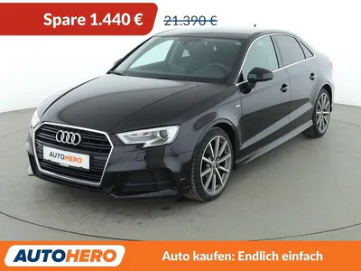 Brugt Audi A3 Sport 150 HK (110 kW) 2018 Sort Sedan