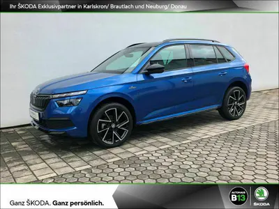 Brugt Skoda Kamiq Monte Carlo 110 HK (80 kW) 2021 Blå SUV