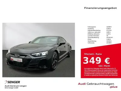 Gebraucht Audi e-tron GT quattro Comfort 350 kW (476 PS) 2022 Mythosschwarz metallic Limousine