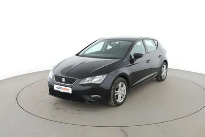 Używany Seat Leon Style 110 KM (80 kW) 2016 Czarny Sedan/Limuzyna