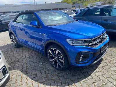 Neu VW T-Roc Cabriolet R-line 150 PS (110 kW) 2025 Ravennablau metallic Cabrio