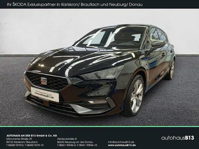 Używany Seat Leon FR 150 KM (110 kW) 2021 Czarny Sedan/Limuzyna