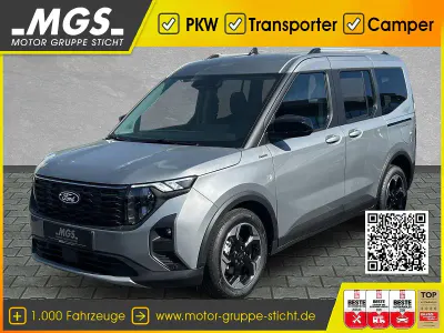 Neu Ford Tourneo Courier Active 125 PS (91 kW) 2026 Solar silver metallic Van / Kleinbus
