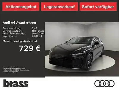 Ny Audi A6 e-tron Ambiente 269 kW (367 HK) 2026 Sort Stationcar