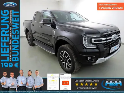Usado Ford Ranger Limited 170 CV (125 kW) 2024 Negro Pickup/Camioneta
